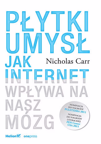 Czytanie zmienia perspektywy, okładka książki płytki umysł.