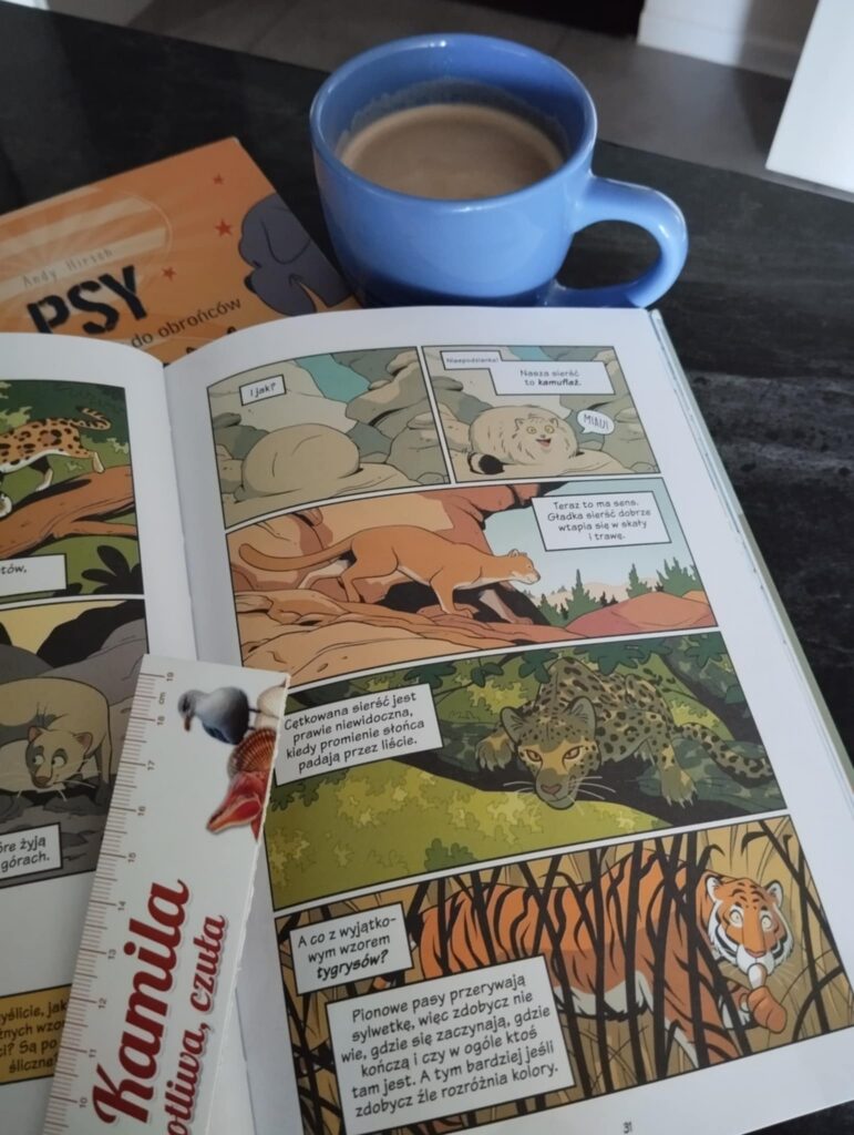 komiks edukacyjny koty