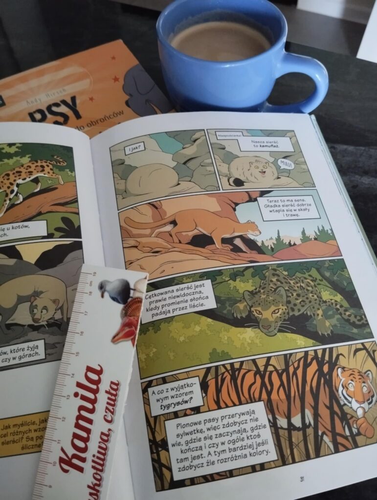 komiks edukacyjny o kotach