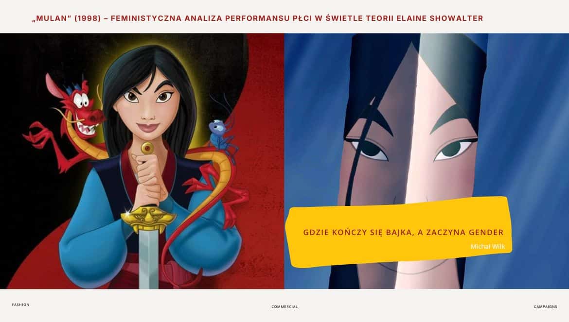 „Mulan” feministyczna analiza performansu płci